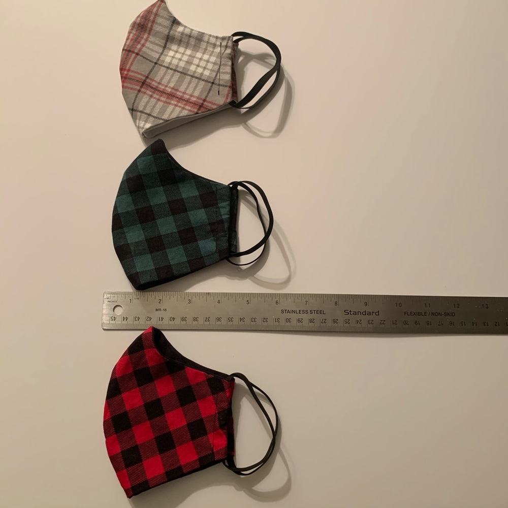 Woman's Plaid Face Mask Bundle - Picture 7 of 8